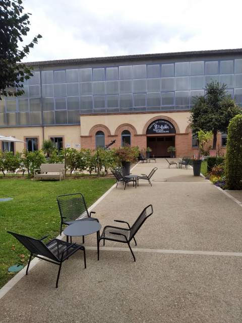 Terrasse de ce superbe hôtel