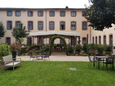 Terrasse de ce superbe hôtel