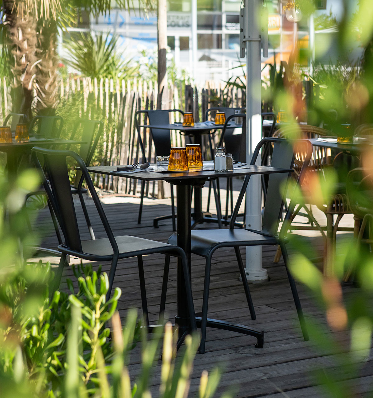 Terrasse et verdure