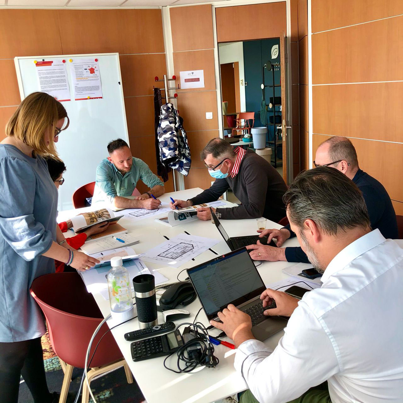 L&rsquo;équipe en action